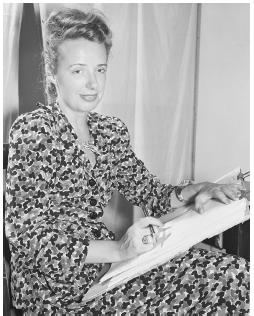 Claire McCardell in 1940. © Bettmann/CORBIS.