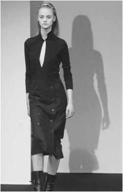 Bot Gek contrast Jil Sander - Fashion Designer Encyclopedia - clothing, century, women,  suits, men, style, new, body